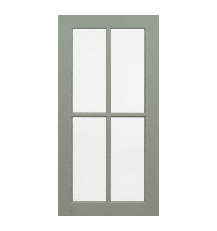 Wilmington Shaker Mullion Custom Cabinet Doors - 4 lite Cabinet Door Cabinet Doors 'N' More