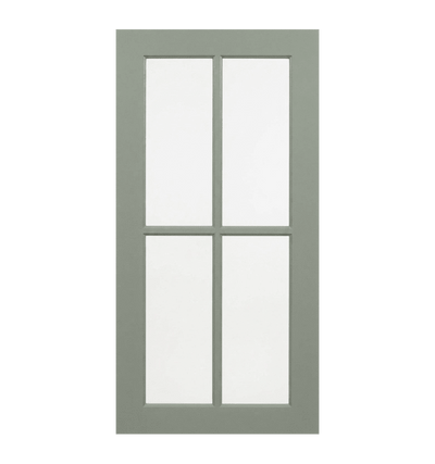 Wilmington Shaker Mullion Custom Cabinet Doors - 4 lite Cabinet Door Cabinet Doors 'N' More