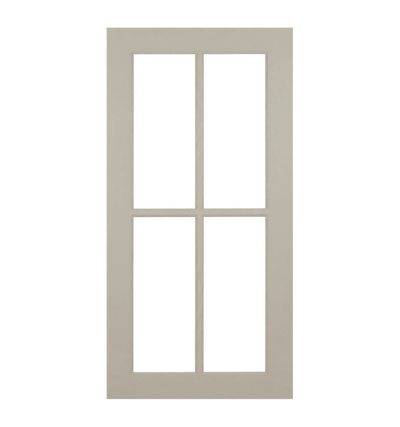 Wilmington Shaker Mullion Custom Cabinet Doors - 4 lite Cabinet Door Cabinet Doors 'N' More