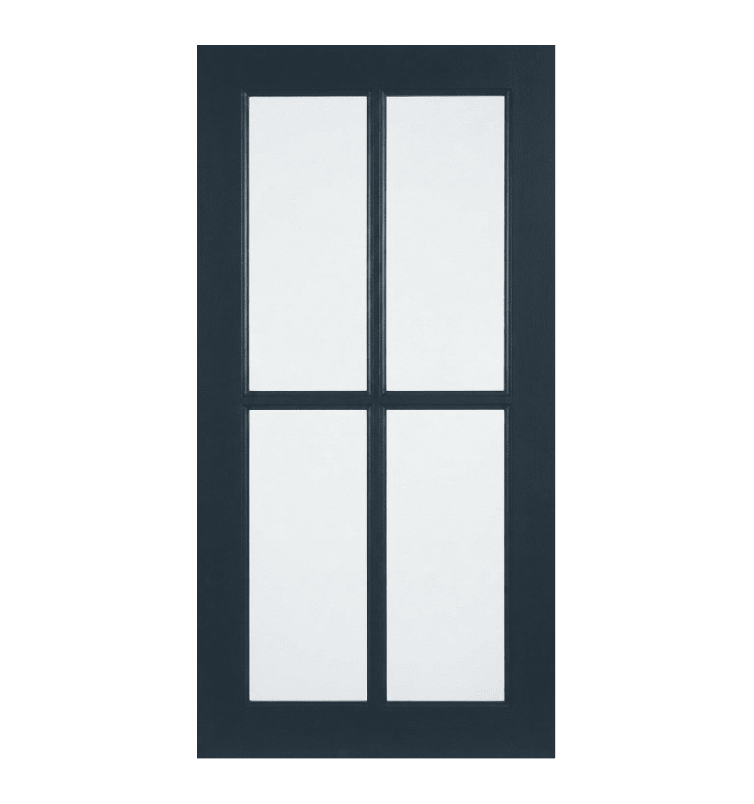 Wilmington Shaker Mullion Custom Cabinet Doors - 4 lite Cabinet Door Cabinet Doors 'N' More