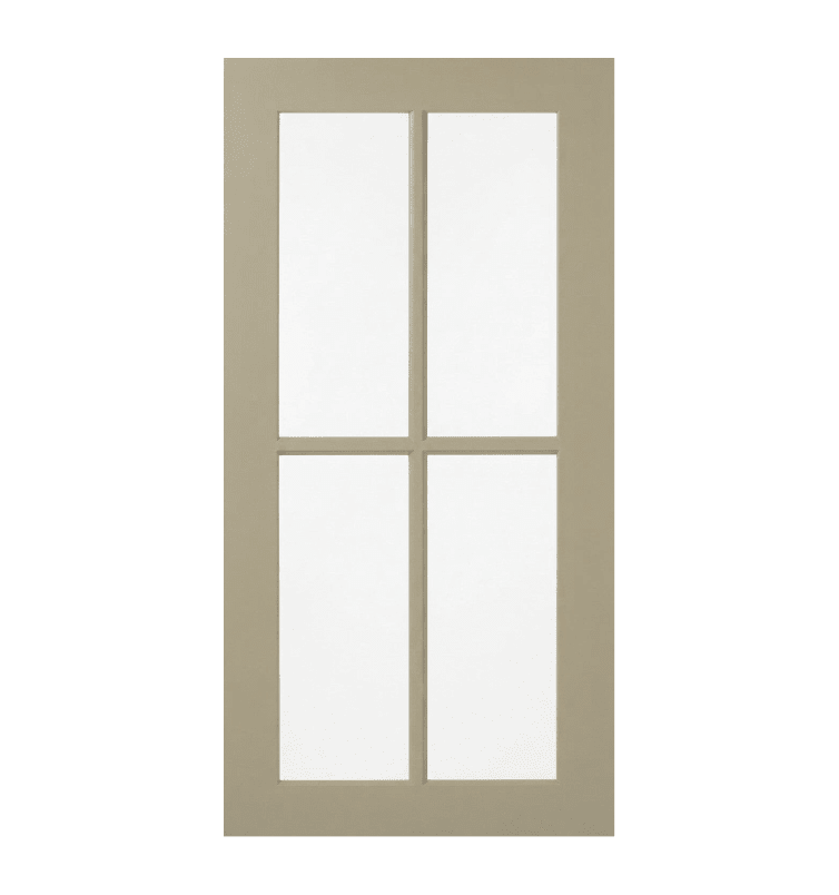 Wilmington Shaker Mullion Custom Cabinet Doors - 4 lite Cabinet Door Cabinet Doors 'N' More