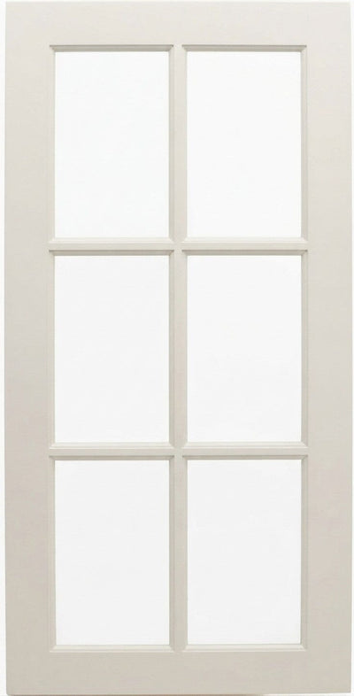 Wilmington Mullion Custom Cabinet Doors - 6 lite Cabinet Door Cabinet Doors 'N' More Antique White Paint