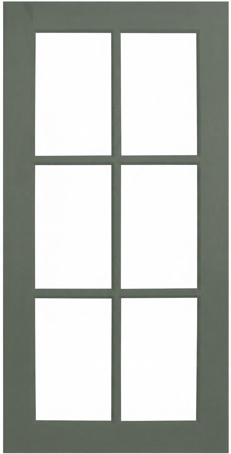 Wilmington Mullion Custom Cabinet Doors - 6 lite Cabinet Door Cabinet Doors 'N' More Hunter Green Paint