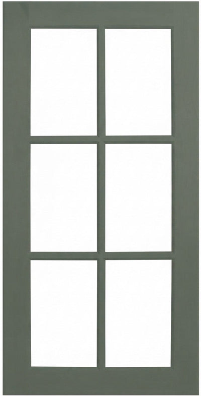 Wilmington Mullion Custom Cabinet Doors - 6 lite Cabinet Door Cabinet Doors 'N' More Hunter Green Paint