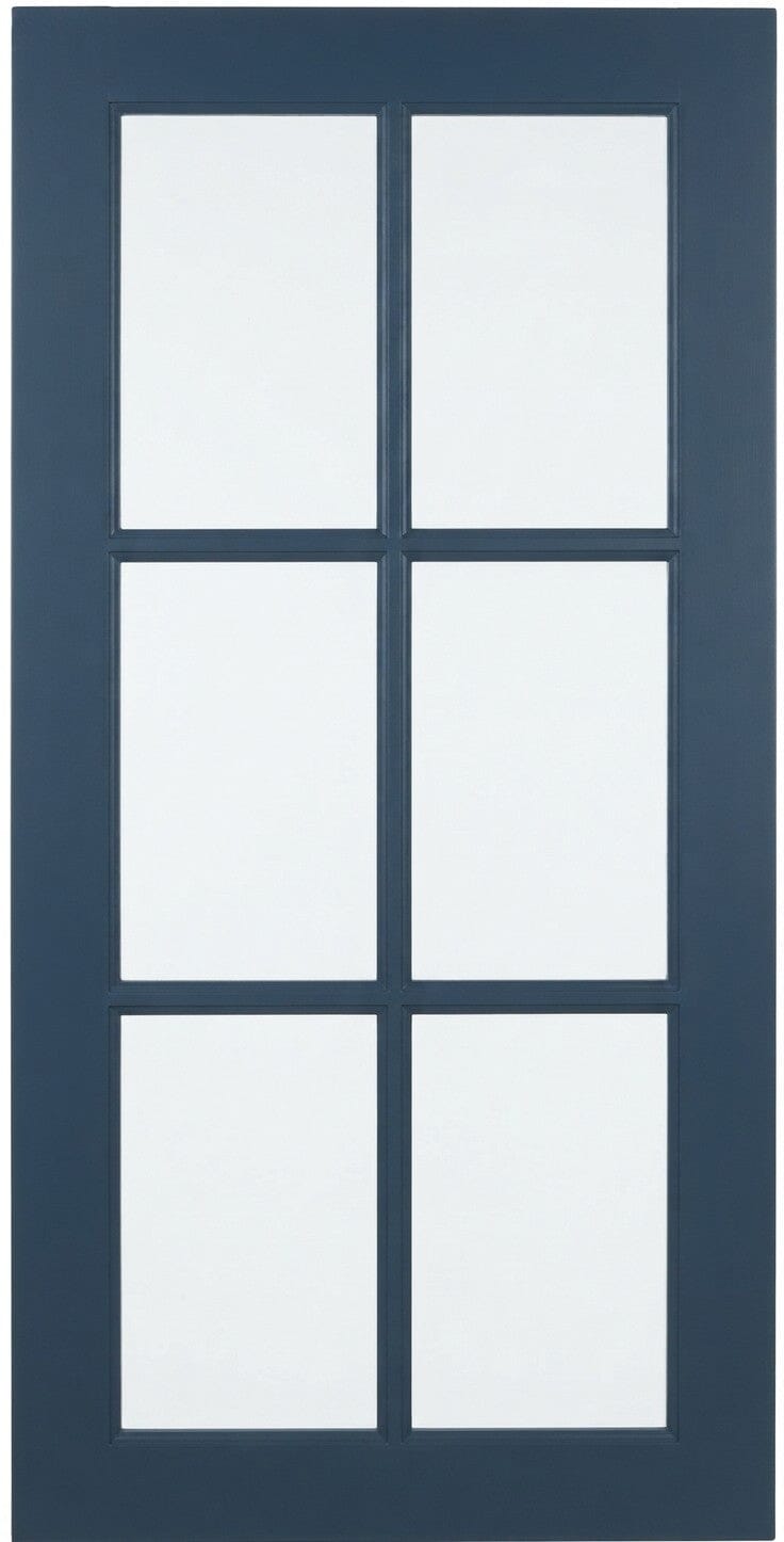 Wilmington Mullion Custom Cabinet Doors - 6 lite Cabinet Door Cabinet Doors 'N' More Royal Blue Paint