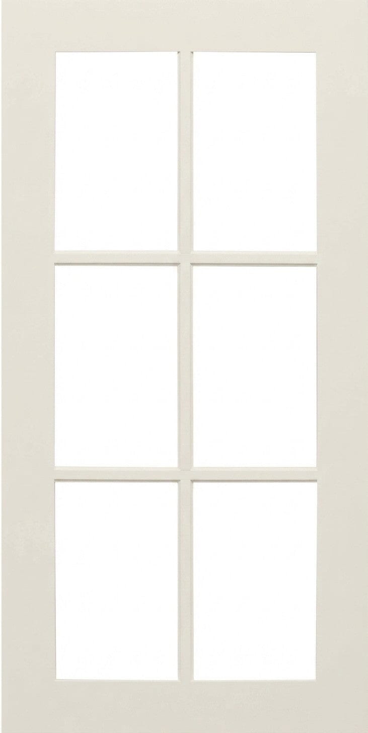 Wilmington Shaker Mullion Custom Cabinet Doors - 6 lite Cabinet Door Cabinet Doors 'N' More