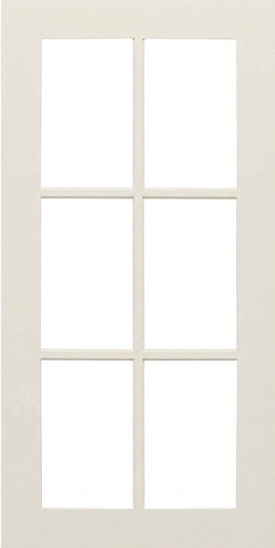 Wilmington Shaker Mullion Custom Cabinet Doors - 6 lite Cabinet Door Cabinet Doors 'N' More