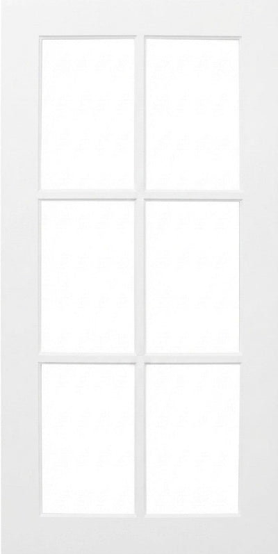 Wilmington Shaker Mullion Custom Cabinet Doors - 6 lite Cabinet Door Cabinet Doors 'N' More