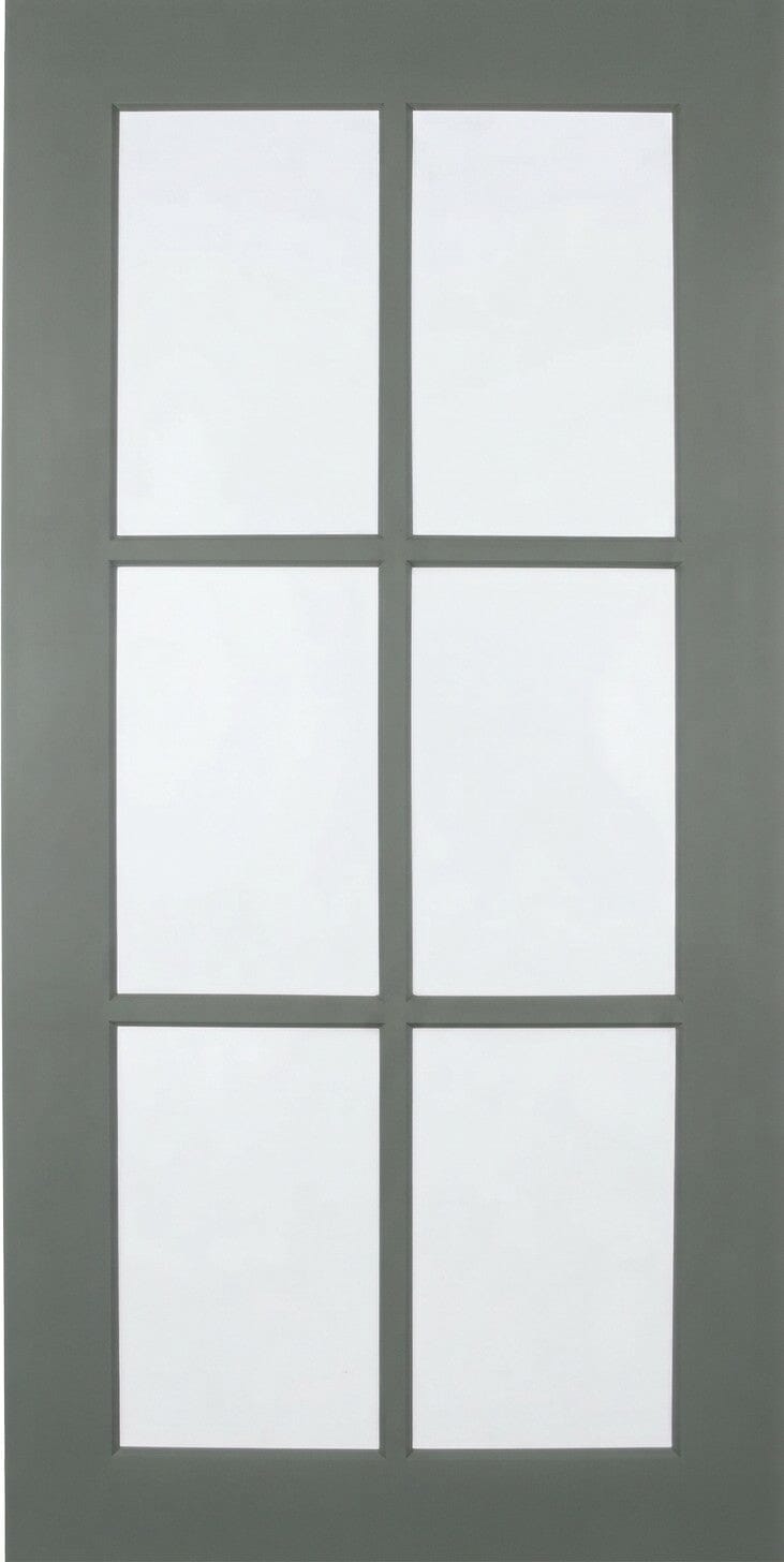 Wilmington Shaker Mullion Custom Cabinet Doors - 6 lite Cabinet Door Cabinet Doors 'N' More