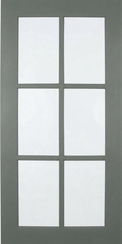 Wilmington Shaker Mullion Custom Cabinet Doors - 6 lite Cabinet Door Cabinet Doors 'N' More