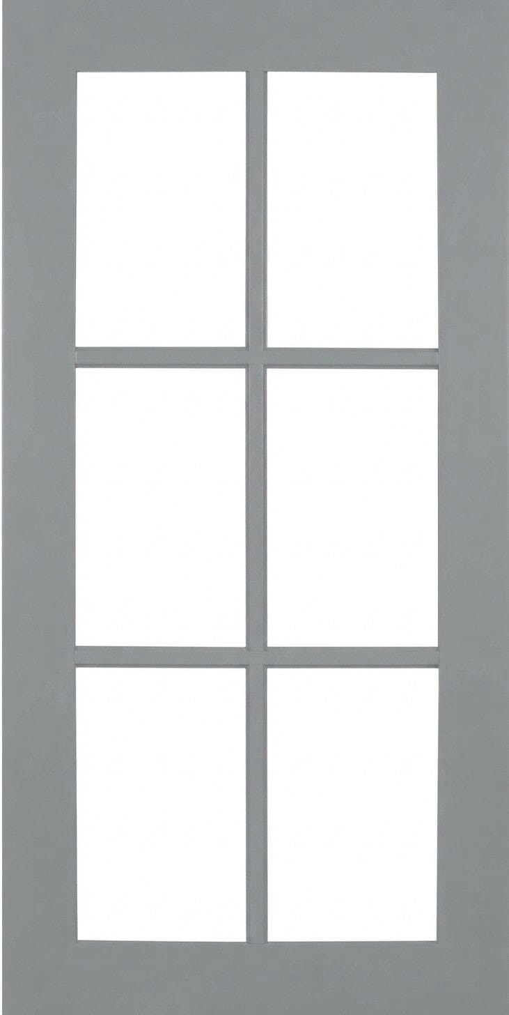Wilmington Shaker Mullion Custom Cabinet Doors - 6 lite Cabinet Door Cabinet Doors 'N' More