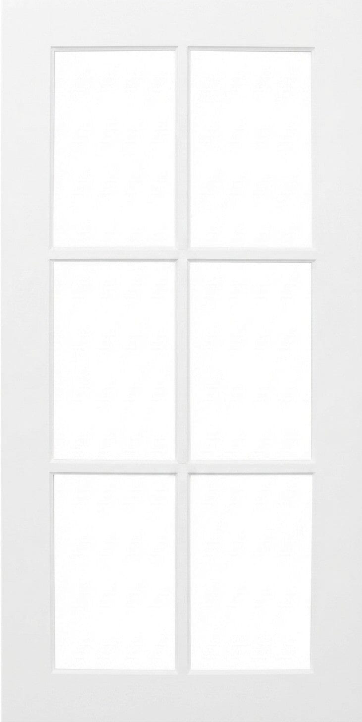 Wilmington Shaker Mullion Custom Cabinet Doors - 6 lite Cabinet Door Cabinet Doors 'N' More