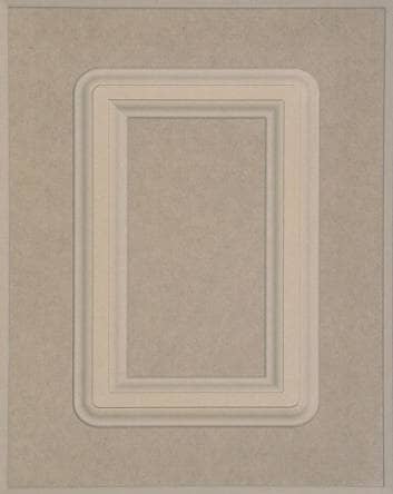 Kitchen and Bath Cabinet Door Samples Cabinet Door Cabinet Doors 'N' More Naples Raised Square White Smooth Satin RTF