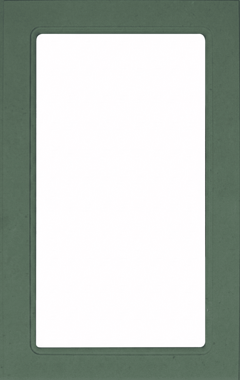 Naples Thermofoil Mullion Custom Cabinet Doors - 1 lite/frame only Cabinet Door Cabinet Doors 'N' More Sage Green Smooth Satin RTF