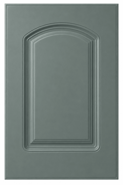Naples Thermofoil Arched Custom Cabinet Doors Cabinet Door Cabinet Doors 'N' More Sage Green Smooth Satin RTF