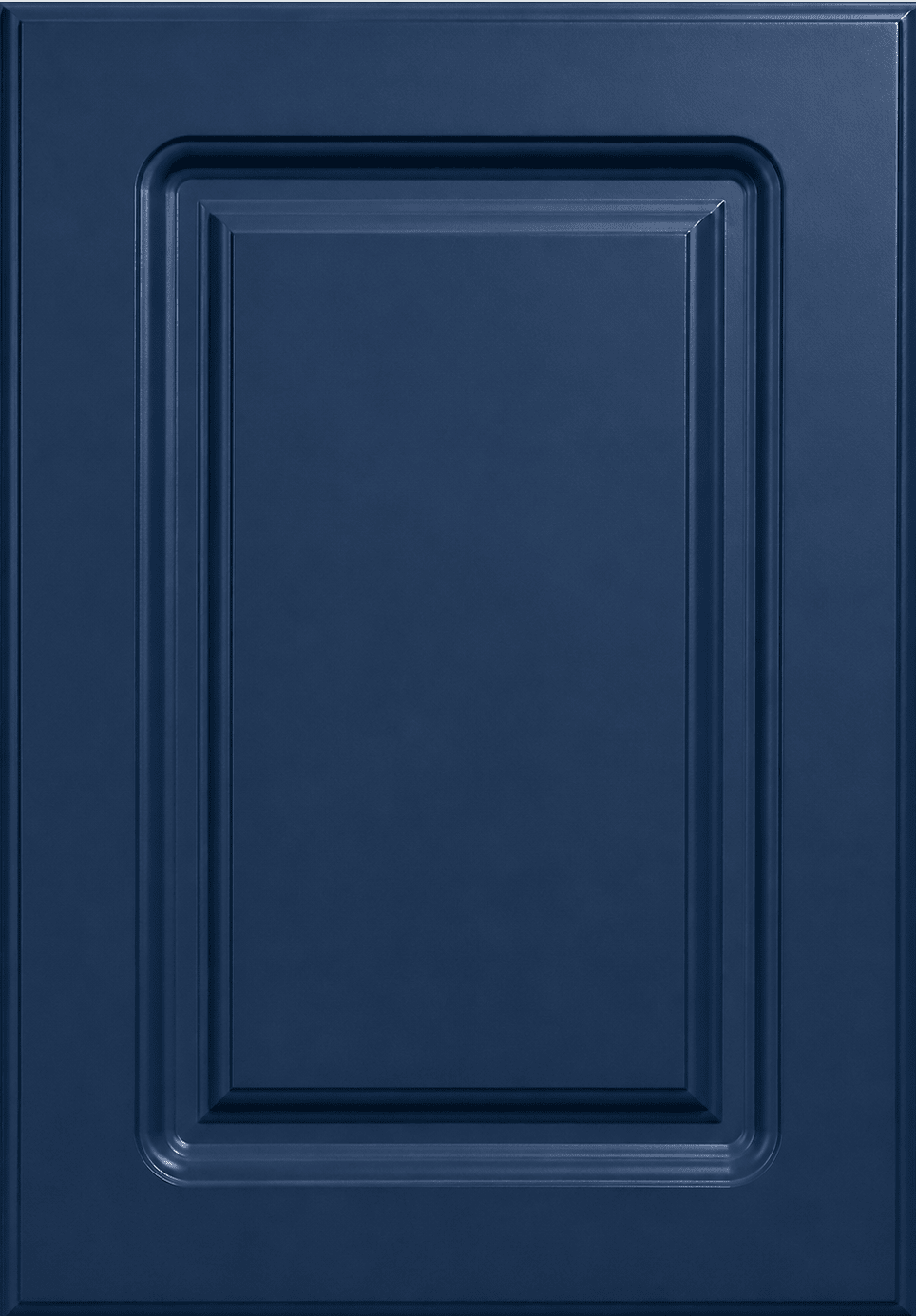Naples Thermofoil Raised Square Custom Cabinet Doors Cabinet Door Cabinet Doors 'N' More Denim Blue Smooth Satin RTF
