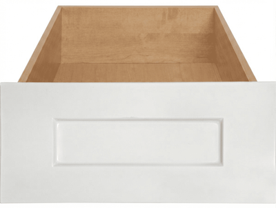 Naples Thermofoil Shaker Custom Cabinet Drawer Fronts Drawer Front Cabinet Doors 'N' More White Smooth Satin RTF