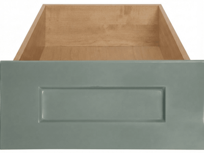 Naples Thermofoil Shaker Custom Cabinet Drawer Fronts Drawer Front Cabinet Doors 'N' More Sage Green Smooth Satin RTF