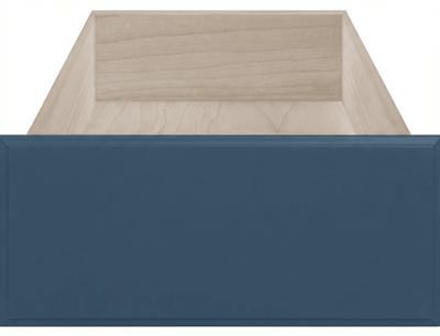 Naples Thermofoil Slab Custom Cabinet Drawer Fronts Drawer Front Cabinet Doors 'N' More Denim Blue Smooth Satin RTF