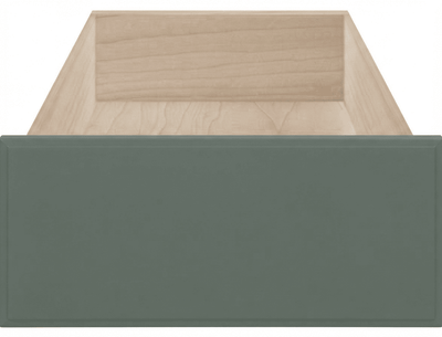 Naples Thermofoil Slab Custom Cabinet Drawer Fronts Drawer Front Cabinet Doors 'N' More Sage Green Smooth Satin RTF