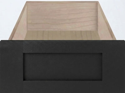 Newton Shaker Custom Cabinet Drawer Fronts Drawer Front Cabinet Doors 'N' More Ebony Black Paint