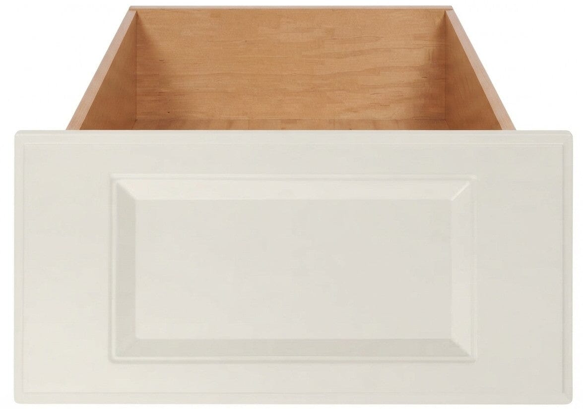 Sarasota Thermofoil Recess Panel Custom Cabinet Drawer Fronts Drawer Front Cabinet Doors 'N' More Antique White Smooth Satin RTF