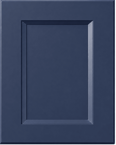 Sarasota Thermofoil Recess Panel Custom Cabinet Doors Cabinet Door Cabinet Doors 'N' More Denim Blue Smooth Satin RTF