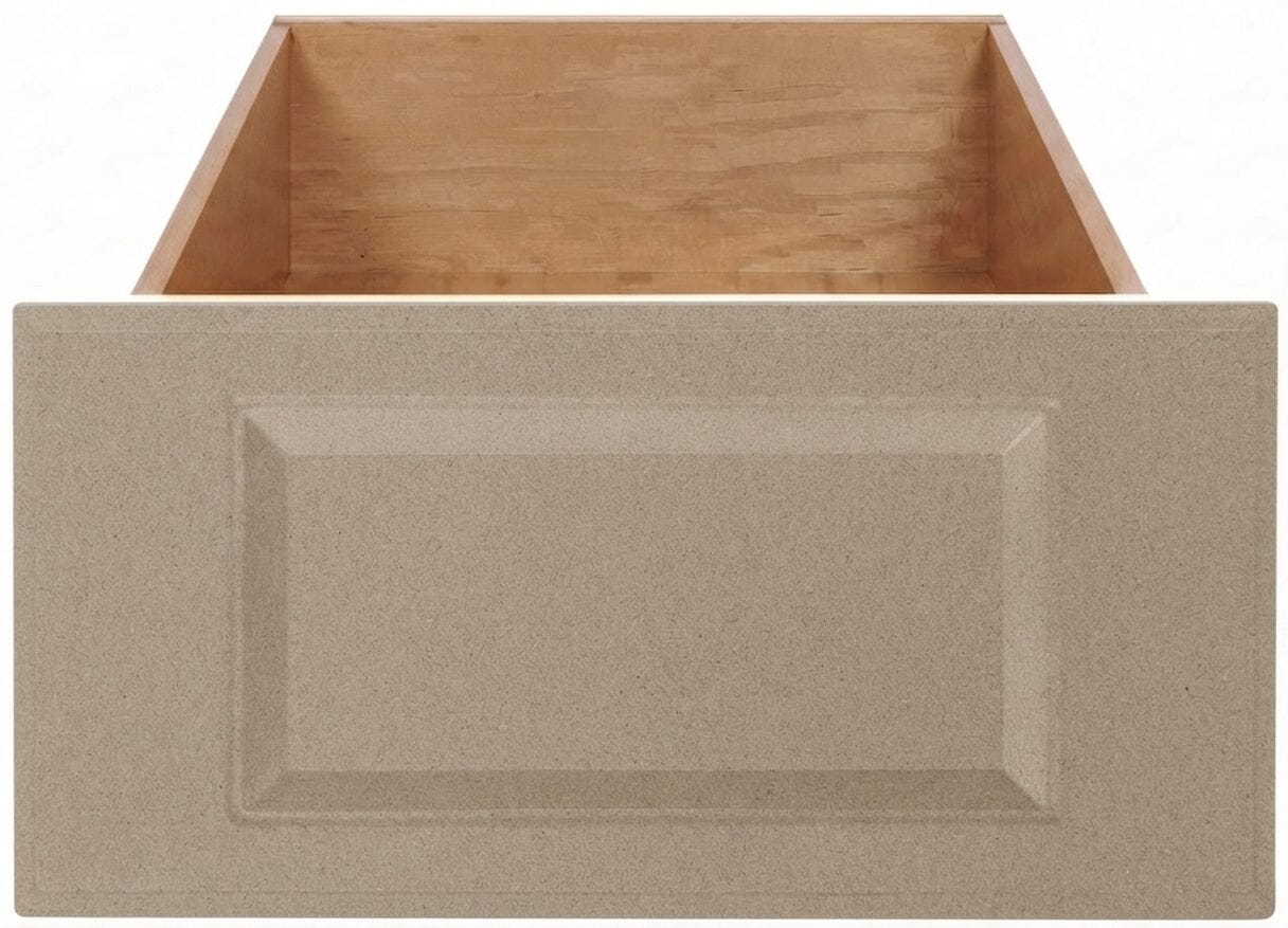 Sarasota Thermofoil Recess Panel Custom Cabinet Drawer Fronts Drawer Front Cabinet Doors 'N' More MDF (Medium Density Fiberboard)