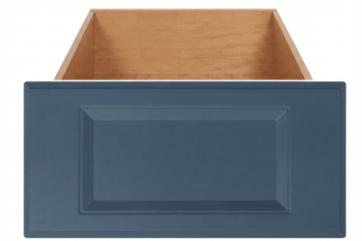 Sarasota Thermofoil Recess Panel Custom Cabinet Drawer Fronts Drawer Front Cabinet Doors 'N' More Denim Blue Smooth Satin RTF
