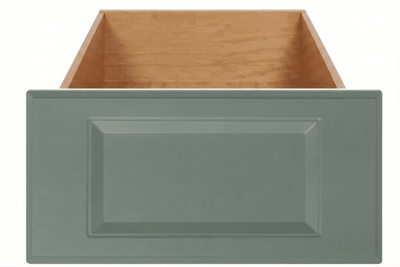Sarasota Thermofoil Recess Panel Custom Cabinet Drawer Fronts Drawer Front Cabinet Doors 'N' More Sage Green Smooth Satin RTF
