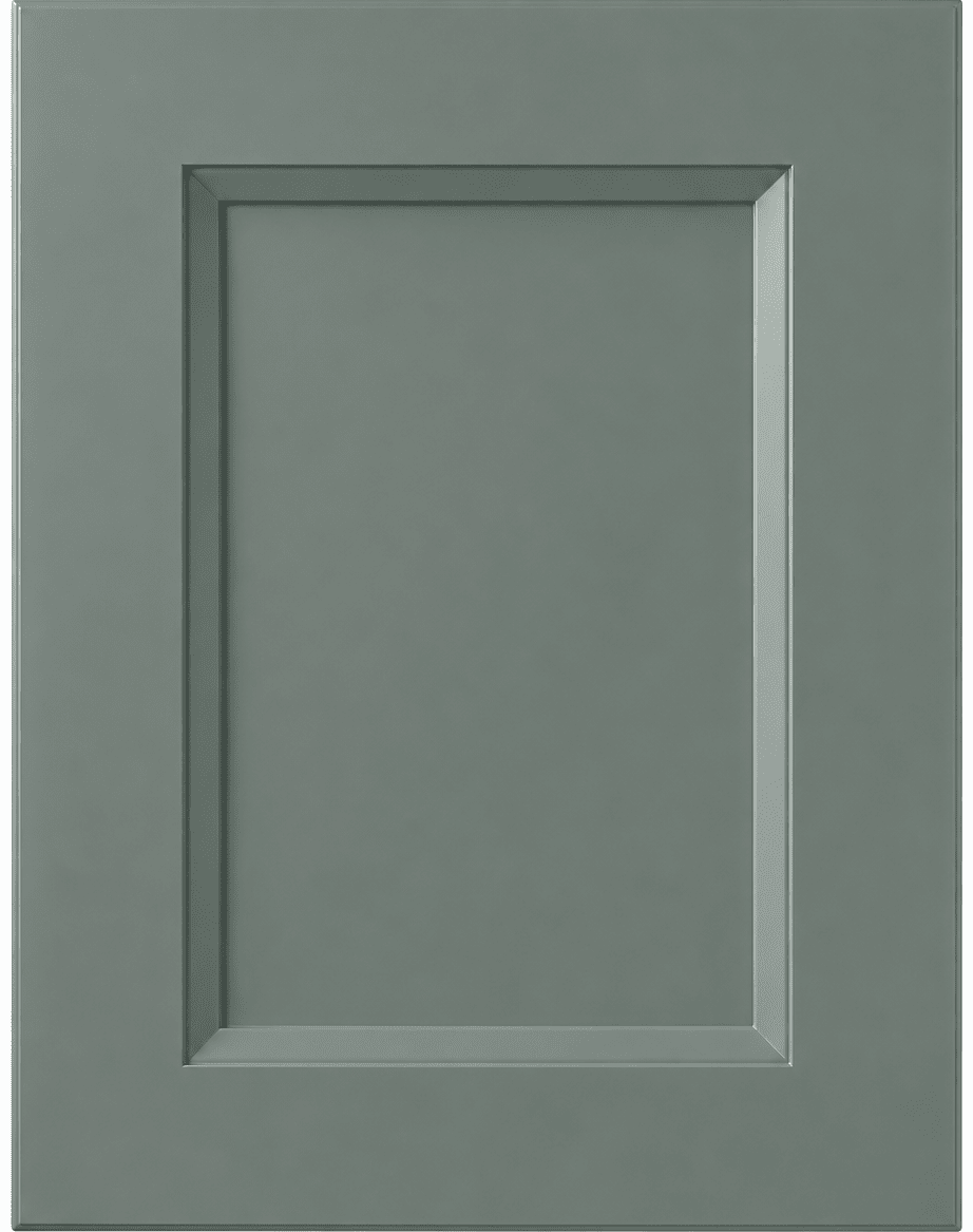 Sarasota Thermofoil Recess Panel Custom Cabinet Doors Cabinet Door Cabinet Doors 'N' More Sage Green Smooth Satin RTF