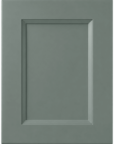 Sarasota Thermofoil Recess Panel Custom Cabinet Doors Cabinet Door Cabinet Doors 'N' More Sage Green Smooth Satin RTF