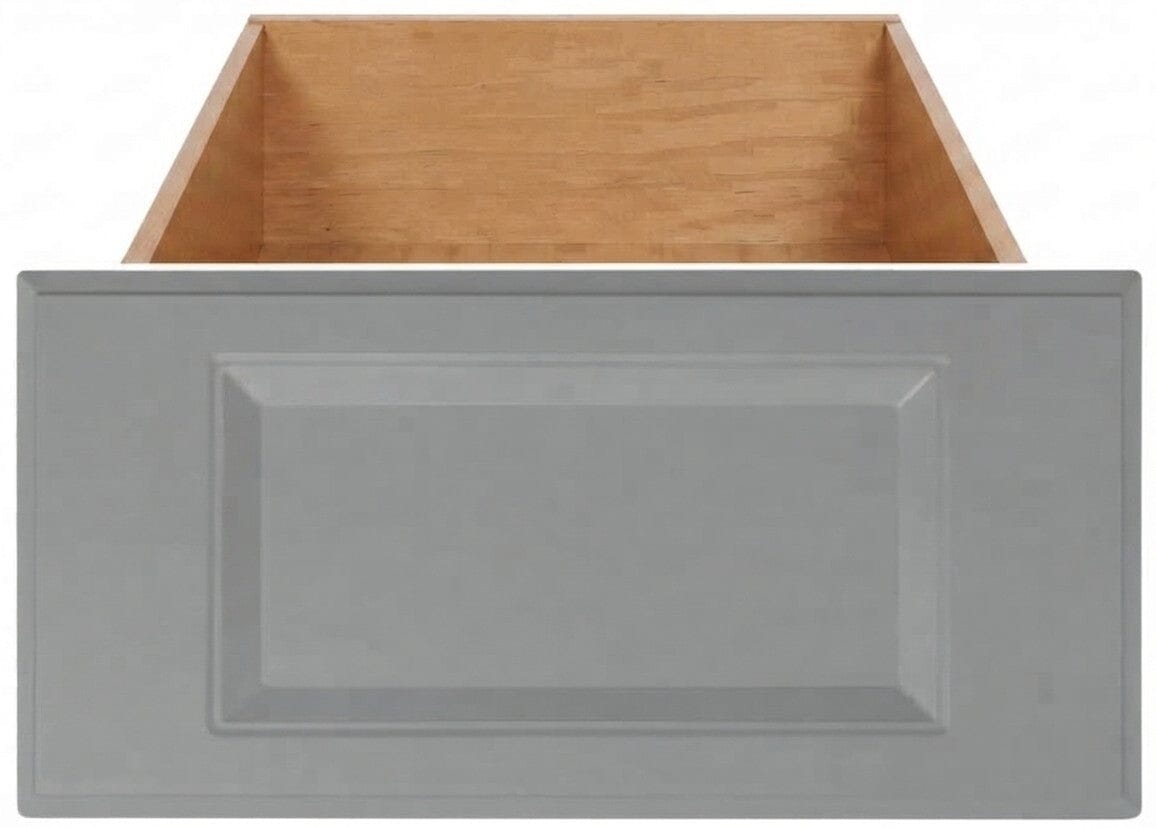 Sarasota Thermofoil Recess Panel Custom Cabinet Drawer Fronts Drawer Front Cabinet Doors 'N' More Smoke Grey Textured Matte RTF