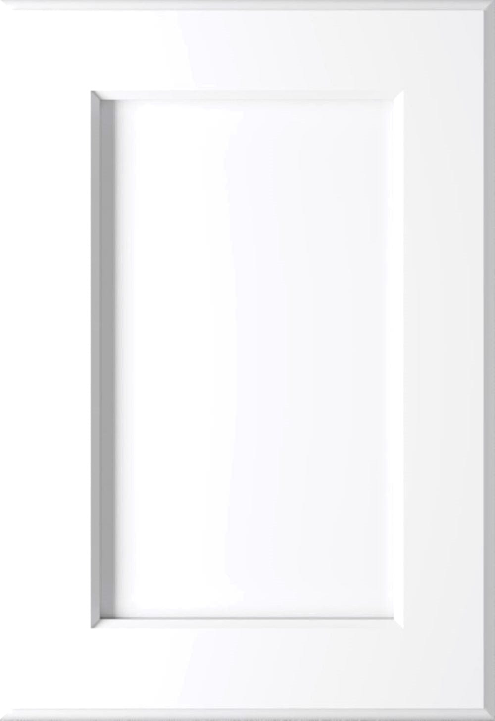 Kitchen and Bath Cabinet Door Samples Cabinet Door Cabinet Doors 'N' More Wilmington Paint Grade Hard Maple - Arctic White Paint