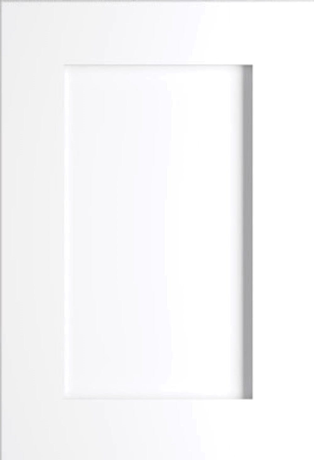 Kitchen and Bath Cabinet Door Samples Cabinet Door Cabinet Doors 'N' More Wilmington Shaker Paint Grade Hard Maple - Arctic White Paint