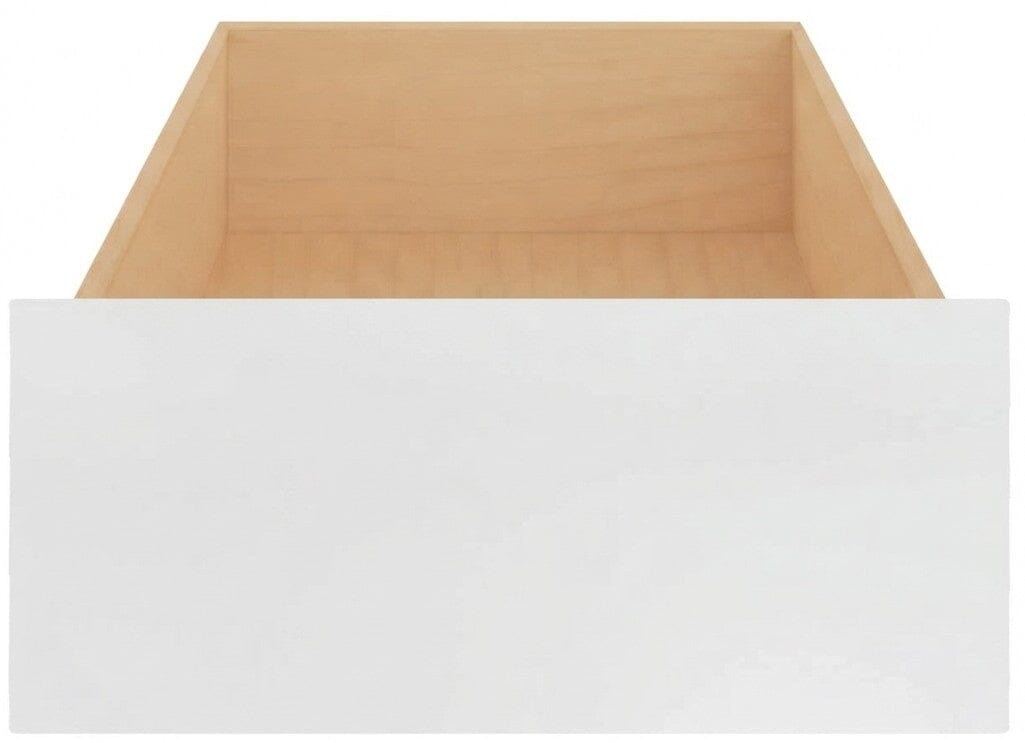 Venice Thermofoil Shaker Slab Custom Cabinet Drawer Fronts Drawer Front Cabinet Doors 'N' More White Smooth Satin RTF