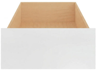 Venice Thermofoil Shaker Slab Custom Cabinet Drawer Fronts Drawer Front Cabinet Doors 'N' More White Smooth Satin RTF
