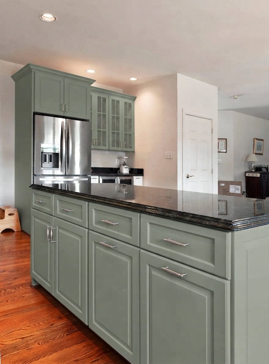 Wilmington Shaker Mullion Custom Cabinet Doors - 6 lite Cabinet Door Cabinet Doors 'N' More