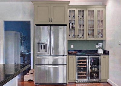 Wilmington Shaker Mullion Custom Cabinet Doors - 6 lite Cabinet Door Cabinet Doors 'N' More