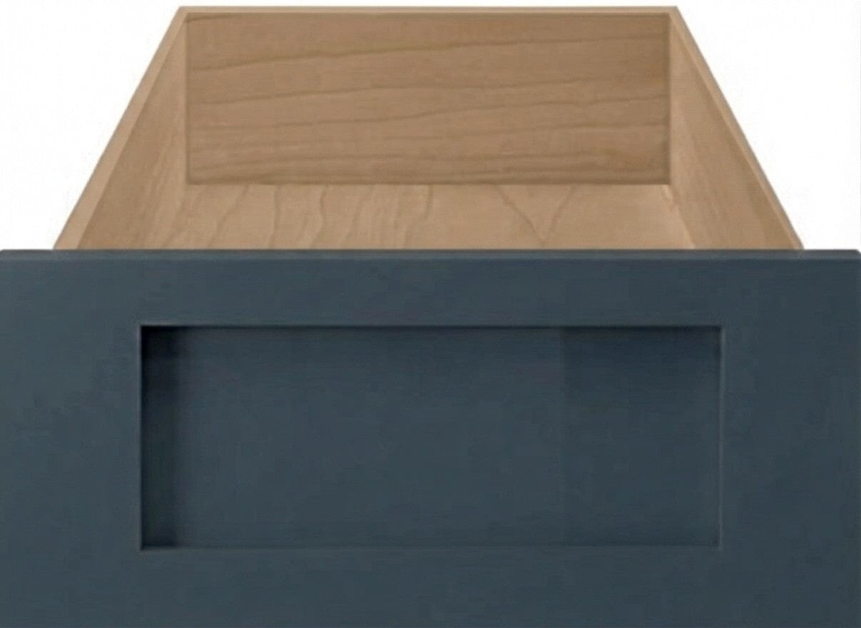 Wilmington Shaker Custom Cabinet Drawer Fronts Drawer Front Cabinet Doors 'N' More Indigo Blue Paint
