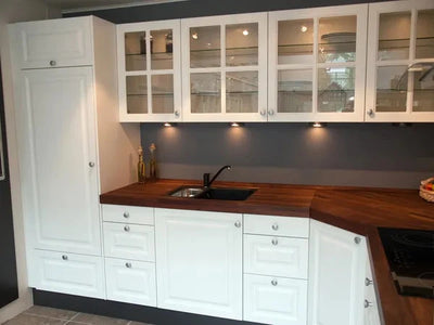 Daytona Thermofoil Mullion Custom Cabinet Doors - 4 lite Cabinet Door Cabinet Doors 'N' More