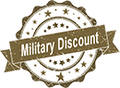 military discount sticker
