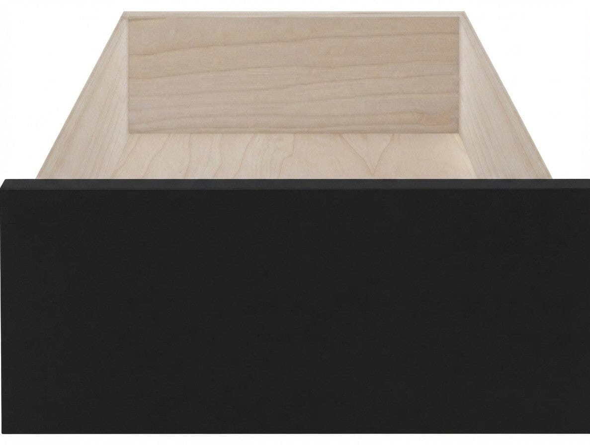 Shaker Slab Custom Cabinet Drawer Fronts Drawer Front Cabinet Doors 'N' More Ebony Black Paint