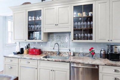 Wilmington Shaker Mullion Custom Cabinet Doors - 6 lite Cabinet Door Cabinet Doors 'N' More