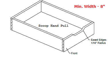 Replacement Cabinet Drawer Box - 7" Height - Cabinet Doors 'N' More