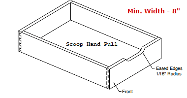 Replacement Cabinet Drawer Box - 5 1/2" Height - Cabinet Doors 'N' More