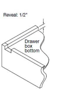 Replacement Cabinet Drawer Box - 4" Height - Cabinet Doors 'N' More