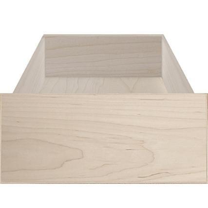 Hard Maple Lancaster Veneer Slab Custom Cabinet Drawer Front