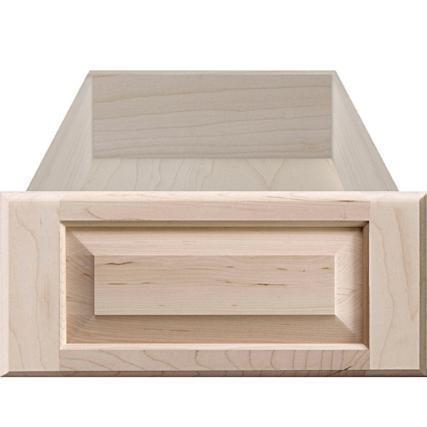 Hard Maple Asheville Raised Square Custom Cabinet Drawer Front