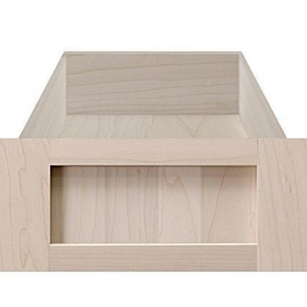 Recess Panel Wood Drawer Front